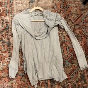 Free People Yoga cowl neck top
